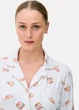 Пижамная рубашка Primark Cosy Printed Boyfriend Pyjamas XXS Для дома и сна Голубой (8715) - изображение 3