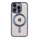Чохол TPU Metallic Chrome Full Camera with Magsafe для iPhone 12 Pro Колір Chrome Dark Blue - изображение 14