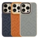 Чохол Kajsa Briquette Collection Rhombus для iPhone 15 Pro Колір Light Grey - изображение 2