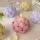 Силіконова форма для виготовлення свічки, молд для виготовлення свічок з соєвого, бджолиного воску і парафіну 65 х 65 х 45 мм - зображення 5