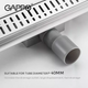 Трап для душу G84007-3, 70х400 мм, нержавіюча сталь GAPPO G84007-3 - изображение 3
