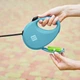 Повідець-рулетка для собак Waudog R-leash з контейнером для пакетів/світловідбивною стрічкою L до 40 кг 5 м Блакитний (26292 Col) - зображення 10