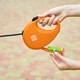 Повідець-рулетка для собак Waudog R-leash з контейнером для пакетів/світловідбивною стрічкою L до 40 кг 5 м Помаранчевий (26294 Col) - зображення 10