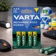Батарейки Аккумуляторные Ni-MH AAA R03 минипальчиковые мизинчиковые 1000 mAh, перезарядные аккумуляторы многоразовые для пульта фонарика мышки игрушек, 4 шт - изображение 1