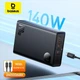 Портативный аккумулятор Baseus Adaman Digital Display 140W 24000mAh , 5A с технологией QC4.0+PD3.0 + кабель Type-C to Type-C - изображение 1