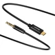 Кабель Baseus Yiven USB-C to 3.5 mm Audio Cable 1.2m Black (CAM01-01) - зображення 1