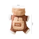 Комбинезон с капюшоном для собак Lesko Lucky 2410SXMJ0173 Brown M тедди с петлей для поводка - изображение 4