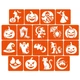 Набор для био-тату "Хэллоуин - глиттер" set-halloween-glitter 18 трафаретов - изображение 2