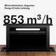 Вытяжка скрытого монтажа Klarstein Velaire 60 см 853 м³/ч, встраиваемая вытяжка - изображение 3