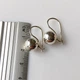 Серебряные серьги 925 пробы без камней шарики - изображение 4