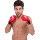 Перчатки для смешанных единоборств MMA на липучке размер M Кожа TOP KING Ultimate красный TKGGU - изображение 4