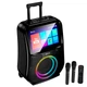 Портативна бездротова колонка Bluetooth акустика з екраном та двома мікрофонами Hoco DS71 800P | BT5.0, USB / AUX / TF, 60W, 2–3h, EQ, Android 12 | - зображення 6
