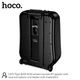 Портативна Bluetooth колонка Hoco DS71 акустика-караоке з 2 бездротовими мікрофонами, дисплеєм 800p та RGB підсвіткою |Bluetooth 5.0, USB/AUX/TF, 60W, 7200 mAh, 3h, EQ| Чорний - зображення 5