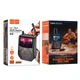 Портативна Bluetooth колонка Hoco DS71 акустика-караоке з 2 бездротовими мікрофонами, дисплеєм 800p та RGB підсвіткою |Bluetooth 5.0, USB/AUX/TF, 60W, 7200 mAh, 3h, EQ| Чорний - зображення 8