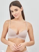 Бюстгальтер без косточек бесшовный с Push-up бесшовный brabrabra 015С 75B Бледно-розовый (6907207995198) - изображение 1