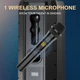 Беспроводная караоке колонка с микрофоном, пультом и RGB-подсветкой Sing-e ZQS8283 Черный - изображение 6
