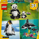 Конструктор Лего Креатор 3 в 1 Панда Дикие животные семейство панд Lego Creator 31165 - изображение 2