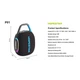 Портативна колонка Bluetooth HOPESTAR P91 15W, 2600mAh Чорна - изображение 3