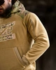 Флісове Худі з принтом 7.62 Military Tactical койот розмір 3XL - зображення 5