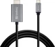 Кабель Sandberg USB-C - HDMI 2 м Silver (5705730136214) - зображення 1