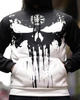 Худі Punisher на флісі чорно-біле розмір S - зображення 6
