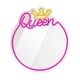Настенный неоновый светильник-зеркало Queen - изображение 1