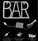 Портативная декоративная неоновая вывеска "BAR" синяя на батарейках/USB 29*14.5*2 см - изображение 5