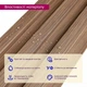 Декоративна рейка Sticker Wall SW-00003001 200х27х2900 мм дерево - зображення 4