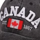 Кепка Бейсболка Варенка логотип Canada (Канада) с изогнутым козырьком Черный, Унисекс WUKE One size - изображение 3