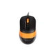 Комплект (клавіатура та миша) A4Tech Fstyler F1010, USB, 1.5m, Black/Orange - зображення 3