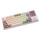 Игровая клавиатура Meetion Tri-Mode RGB Backlit Mechanical Keyboard MK14, BT5.0, 2.4G, Wired, 4000mAh, 20h, white - изображение 6