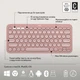 Комплект (клавиатура + мышь) Logitech Pebble 2 Combo, BT, 2.4G, Rose Wireless (920-012241) - изображение 8