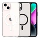 Протиударний Чохол TPU+PC Spigen Ultra Hybrid with Magsafe для iPhone 13 Transparent - зображення 2
