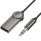 Bluetooth аудио ресивер Borofone BC56 Peaceful with cable (Metal gray) (243664) - изображение 3