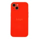 Чохол Silicone Case Full Size with Frame для iPhone 13 14.Red - зображення 1