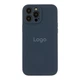 Чохол Silicone Case Full Size with Frame для iPhone 13 Pro 08.Dark Blue - изображение 1