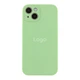 Чохол Silicone Case Full Size with Frame для iPhone 13 01.Mint - изображение 1