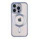 Чохол TPU Metallic Chrome Full Camera with Magsafe для iPhone 12 Pro Chrome Blue - изображение 1