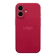 Чохол Silicone Case Full Size with Frame для iPhone 16 37.Rose Red - изображение 1