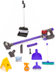 Zestaw sprzątający dla dzieci Springos odkurzacz na baterię z akcesorami (5908455307628) - obraz 2