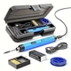 Портативный USB/беспроводной паяльный набор с регулируемой температурой. Синий - изображение 8