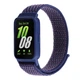 Ремінець на липучці Nylon для фітнес-браслету Samsung Galaxy Fit 3 Indigo Blue - зображення 1