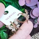 Серьги Xuping Jewelry бабочки длина 1.5см ширина 1.6см медицинское золото позолота 18К с1584 - изображение 6