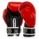 Перчатки для бокса и единоборств кожаные Boxer 2001 Red-Black 12 унций - изображение 3