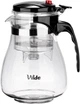 Dzbanek do herbaty Vilde szklany z zaparzaczem spustowym Przezroczysty 1.65 l (5900670101784) - obraz 1