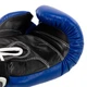Перчатки для бокса и единоборств кожаные Boxer 2001 Blue-Black 12 унций - изображение 4