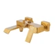 Душова колона зі змішувачем HAIBA GAUDI 009-J BRUSHED GOLD (Колір матове золото) (HB9584) - изображение 5