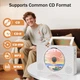 Портативний CD-програвач Bluetooth GAONAWAY - зображення 4