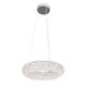 Люстра подвесная светодиодная хрустальная LED кольцо Levistella 7897200 (400) CH хром - изображение 1