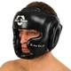 Шолом боксерський шкіряний з повним захистом Hard Touch Boxing 5235 розмір L Black - зображення 9